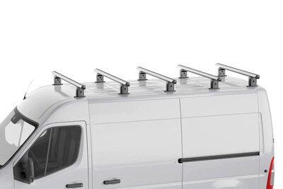 Dachtr&auml;ger Ford Transit II Connect - L2 ab 2013 5er-Set aluminium