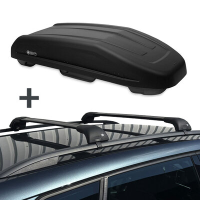 Modula Dachbox Evo 550 Liter + Nordrive Dachtr&auml;ger Volkswagen Tiguan ab 2023