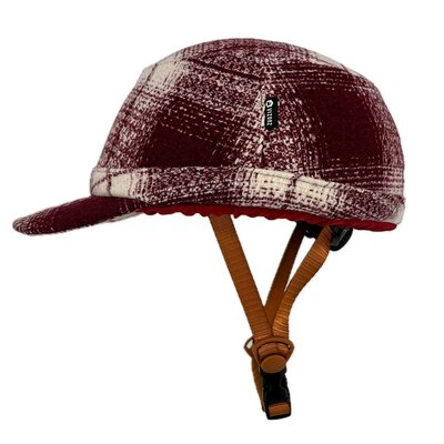 Vizorz SwitchCap Fahrradhelme - Woolly cherry cap