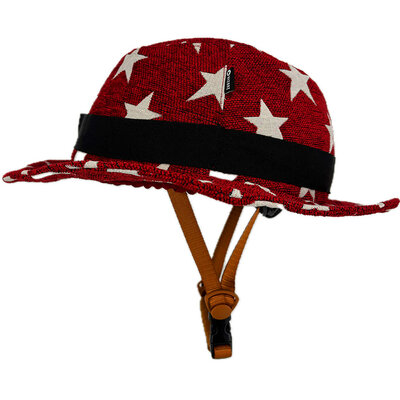 Vizorz SwitchCap Fahrradhelme - Red stars classic