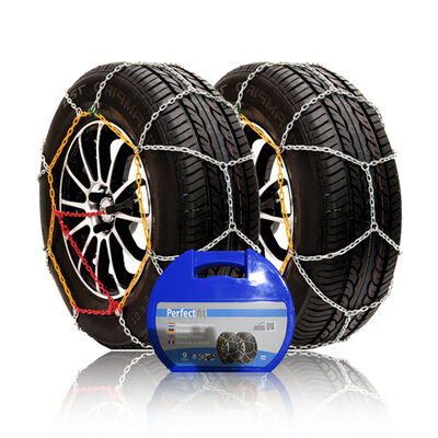PerfectFit Schneeketten 9mm Renault Zoe 2012 - 2018 f&uuml;r Ihre Reifengr&ouml;&szlig;e 185/65R15