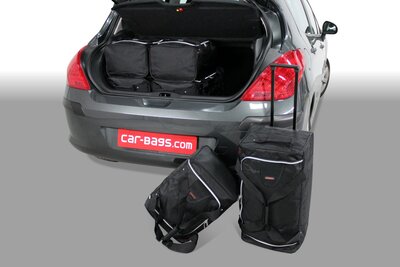 Carbags Reisetaschenset Peugeot 308 I 2007-2013 3 &amp; 5-T&uuml;rer Schr&auml;gheck
