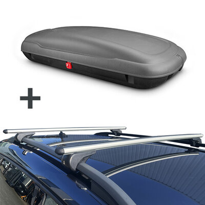 ArtPlast Dachbox 400 Liter + Nordrive Dachtr&auml;ger Opel Combo Tour 10/2001 - 03/2012