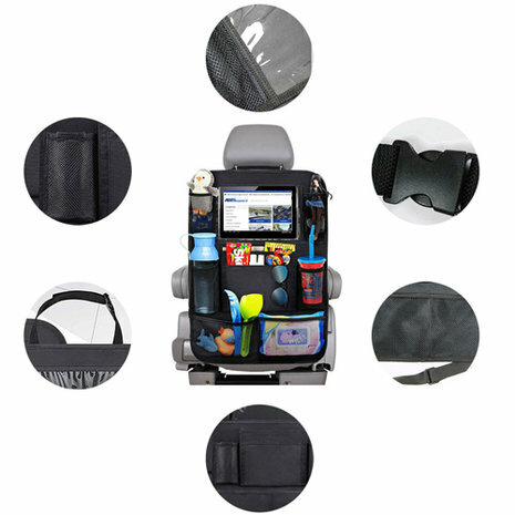 Autositz-Organizer mit integriertem Tablet-Halter &ndash; Set von 2