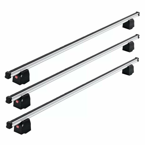 Dachtr&auml;ger Nissan Primastar L1-L2/H1 09/2002-05/2014 3er-Set aluminium