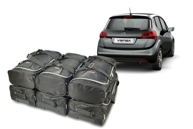 Carbags Reisetaschenset Kia Venga 5-t&uuml;rig Flie&szlig;heck 2009 - 2019