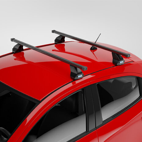 Dachbox Artplast 400 liter anthrazit/carbon + Dachtr&auml;ger Volkswagen Caddy Life / Maxi Life Lieferwagen 2010 - 2015