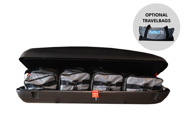Dachbox ArtPlast 400 Liter anthrazit/carbon + Dachtr&auml;ger Toyota Auris Touring Kombi 2013 - 2018