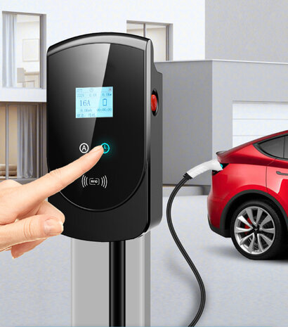 Ladestation Hyundai Kona Electric max 11kW mit app, display, 8m Ladekabel und RFID