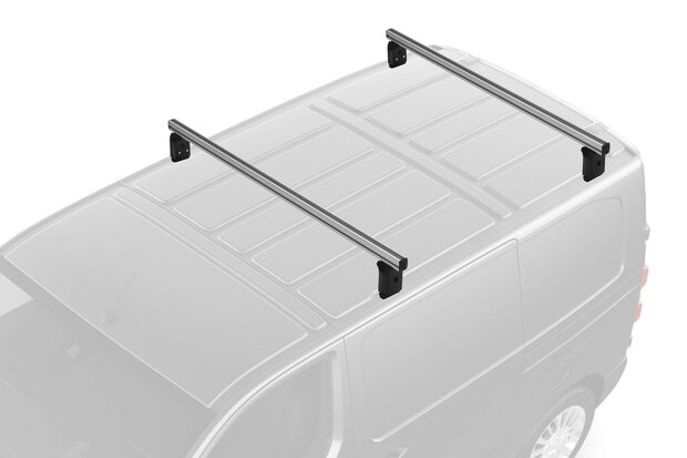 Dachtr&auml;ger Ford Transit I Connect - L1,L2 2006 - 2014 2er-Set aluminium aluminium