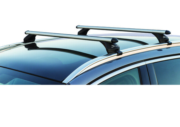 Dachbox ArtPlast 400 liter anthrazit/carbon + dachtr&auml;ger Audi Q5 ab 2017 f&uuml;r Geschlossene aufliegende Dachreling