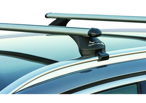 Dachbox ArtPlast 400 liter anthrazit/carbon + dachtr&auml;ger Fiat 500 X ab 2015 f&uuml;r Geschlossene aufliegende Dachreling