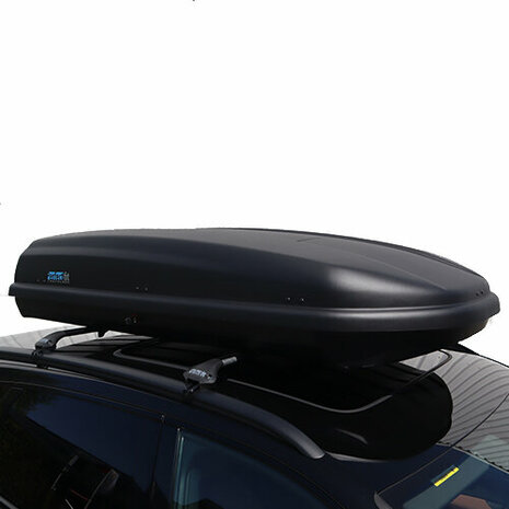 PerfectFit Dachbox 500 Liter + PerfectFit Dachtr&auml;ger Jaguar E-Pace ab 2018