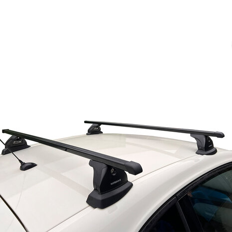 PerfectFit Dachbox 400 Liter + Nordrive Dachtr&auml;ger Saab 9-3 Sport Sedan 07/2005 - 06/2012