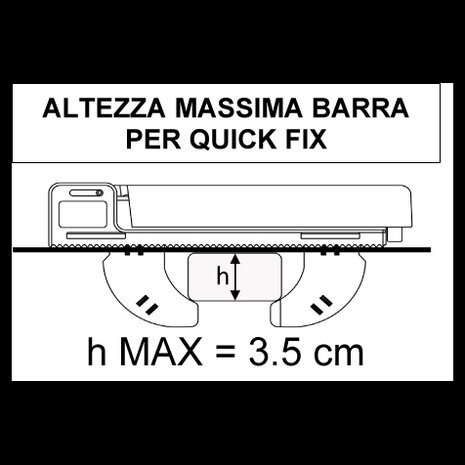 Farad Dachbox Koral N20 480 Liter - Hochglanz Wei&szlig;