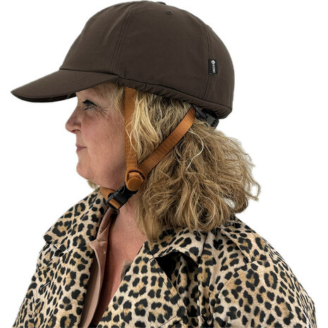 Vizorz SwitchCap Fahrradhelme - Brown base cap