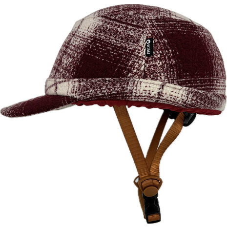 Vizorz SwitchCap Fahrradhelme - Woolly cherry cap