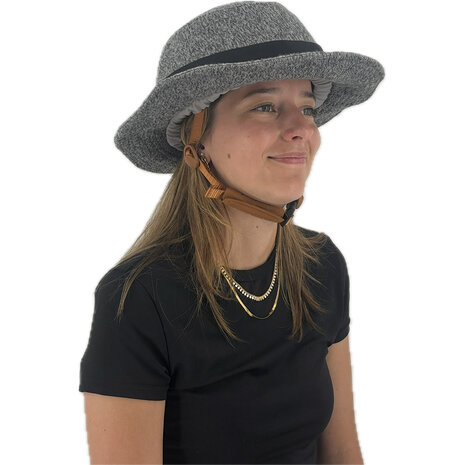Vizorz SwitchCap Fahrradhelme - Grey woolly stylish