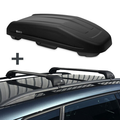 Modula Dachbox Evo 550 Liter + Nordrive Dachtr&auml;ger Nissan X-Trail 2014 - 2022