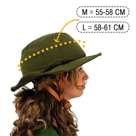 Vizorz SwitchCap Fahrradhelme - Green sunny classic