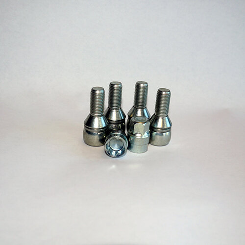 Radschloss/Felgensicherung speziell f&uuml;r Renault Clio RS (3&ordf;2005) ab 2006 Komplette-Set