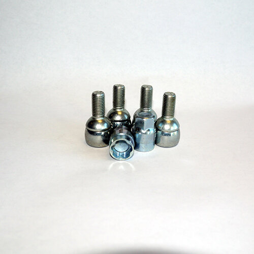 Radschloss/Felgensicherung speziell f&uuml;r Smart Fortwo tot 12/2014 Komplette-Set