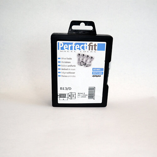 Radschloss/Felgensicherung speziell f&uuml;r Smart Fortwo ab 01/2015 Komplette-Set