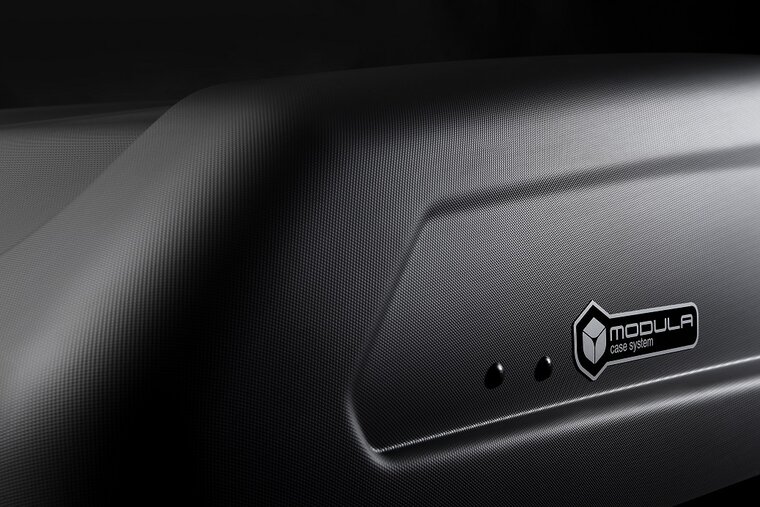 Modula Evo Dachkoffer 550 Liter grau matt