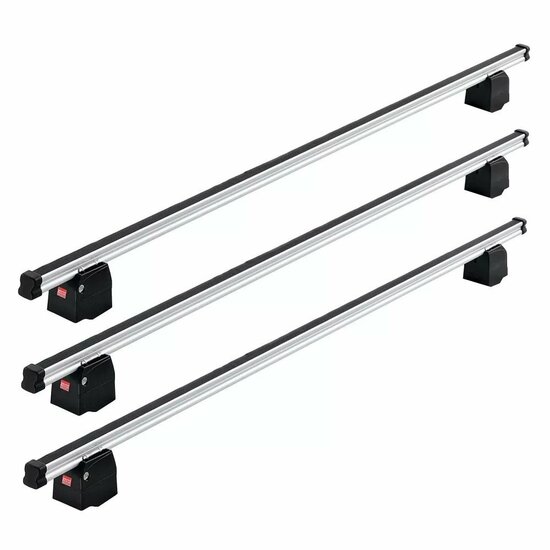 Dachtr&auml;ger Citro&euml;n Jumpy L1-L2/H1-H2 06/1994-12/2006 3er-Set aluminium