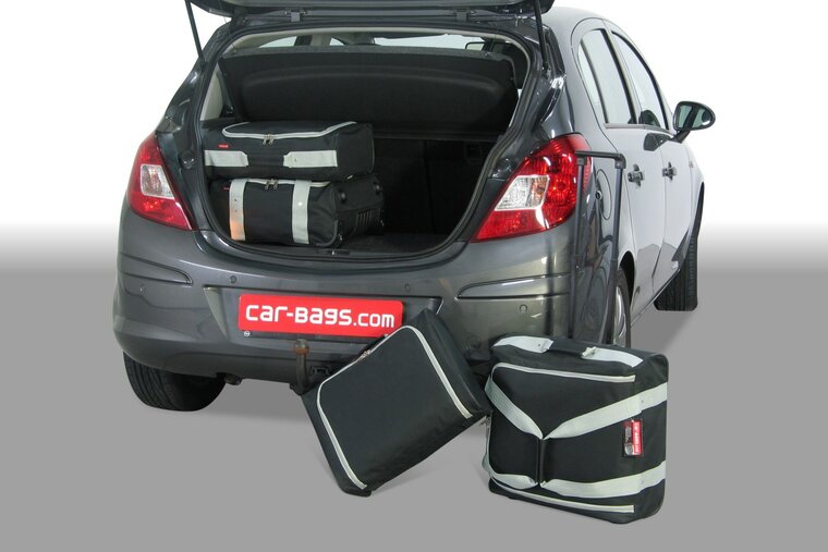 Carbags Reisetaschenset Opel Corsa D 5-t&uuml;rig Flie&szlig;heck 2006 - 2014