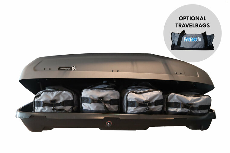 Modula Evo Dachkoffer 470 Liter hochglanz schwarz