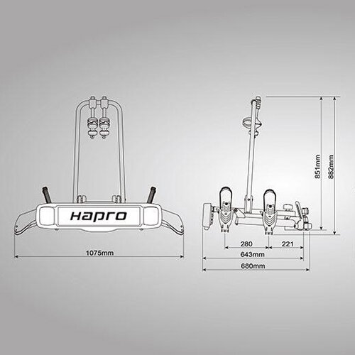 Hapro Fahrradtr&auml;ger Atlas Active 2 - E-Bike
