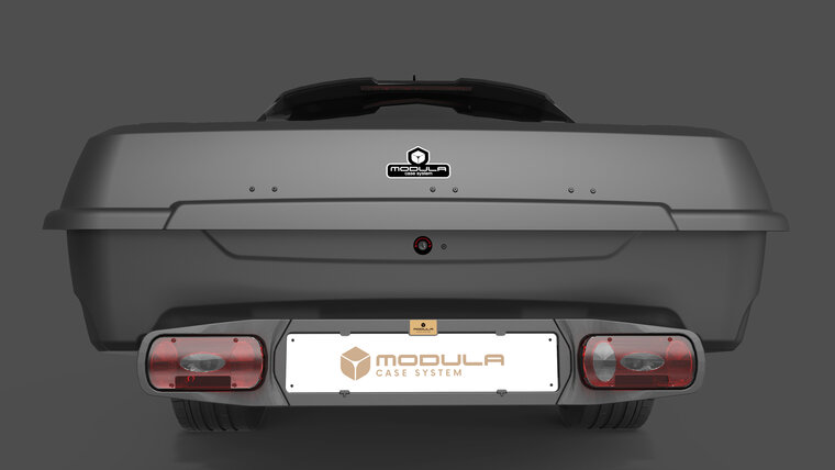 Modula Recargo Heckbox Anh&auml;ngerkupplung Anthrazit/Schwarz