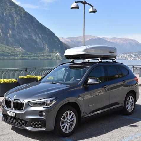 Farad Dachbox Koral N21 630 Liter - Hochglanz Grau