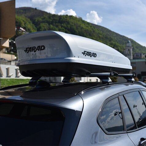 Farad Dachbox Koral N21 630 Liter - Hochglanz Grau