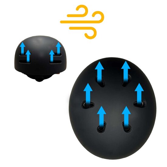 Vizorz SwitchCap Fahrradhelme - Black shiny classic