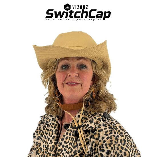 Vizorz SwitchCap Fahrradhelme - Camel urban