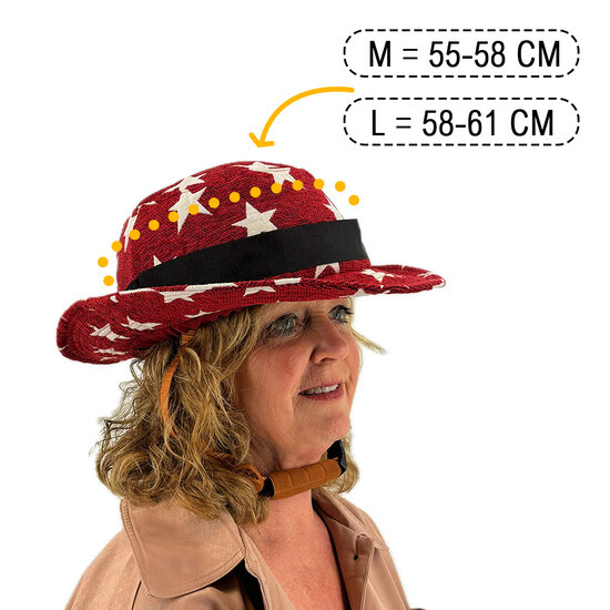 Vizorz SwitchCap Fahrradhelme - Red stars classic