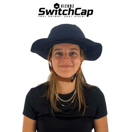 Vizorz SwitchCap Fahrradhelme - Blue sunny classic