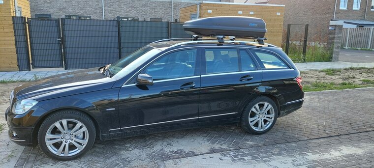 PerfectFit Dachbox 400 Liter + Nordrive Dachtr&auml;ger Lancia Ypsilon 5-t&uuml;rig Flie&szlig;heck 06/2011 - 11/2024