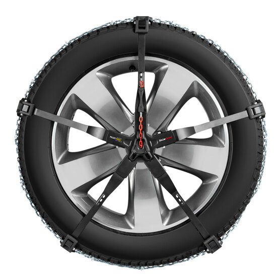 Snowdrive Lauffl&auml;chen Schneeketten Porsche Taycan ab 2020 f&uuml;r Ihre Reifengr&ouml;&szlig;e 275/45R19