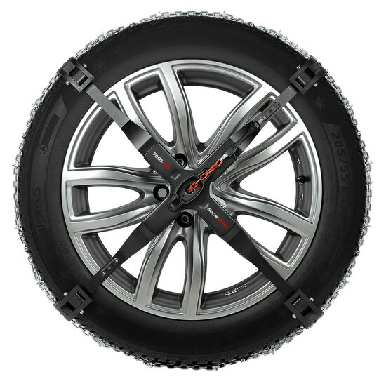 Snowdrive Lauffl&auml;chen Schneeketten Xpeng G9 ab 2021 f&uuml;r Ihre Reifengr&ouml;&szlig;e 255/45R21