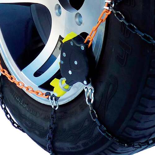 Picoya Schneeketten automatisch spannend 9mm Nissan Leaf 2010 - 2018 f&uuml;r Ihre Reifengr&ouml;&szlig;e 215/50R17