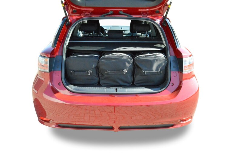 Carbags Reisetaschenset Lexus CT 200h 2011 bis heute 5-T&uuml;rer Schr&auml;gheck