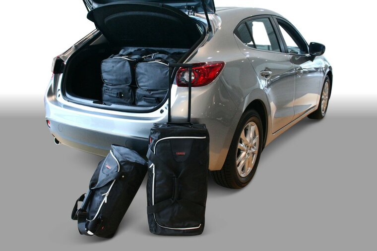 Carbags Reisetaschenset Mazda 3 (BM) 2013-2019 5-T&uuml;rer Schr&auml;gheck