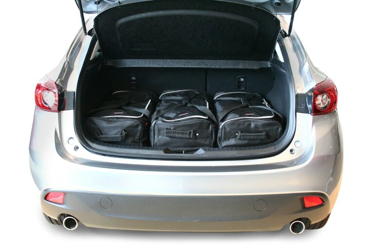 Carbags Reisetaschenset Mazda 3 (BM) 2013-2019 5-T&uuml;rer Schr&auml;gheck