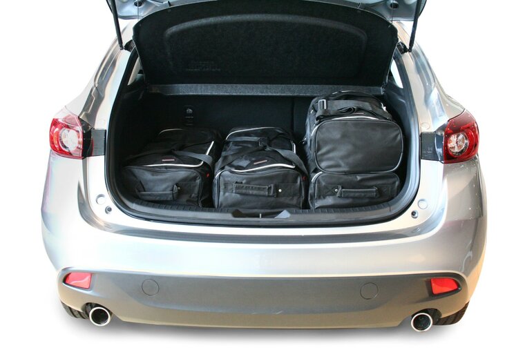 Carbags Reisetaschenset Mazda 3 (BM) 2013-2019 5-T&uuml;rer Schr&auml;gheck