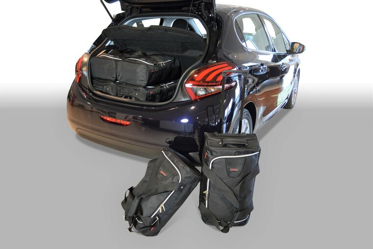 Carbags Reisetaschenset Peugeot 208 I 2012-2019 5-T&uuml;rer Schr&auml;gheck
