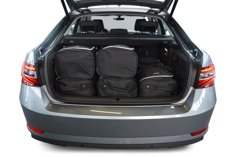 Carbags Reisetaschenset Skoda Superb III (3V) 2015-2024 5-T&uuml;rer Schr&auml;gheck