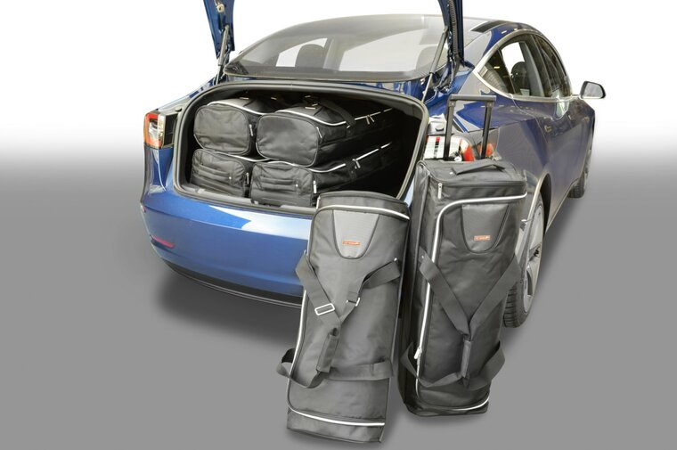 Carbags Reisetaschenset Tesla Model 3 2017 bis heute 4-T&uuml;rer Limousine
